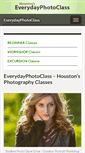 Mobile Screenshot of everydayphotoclass.com