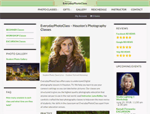 Tablet Screenshot of everydayphotoclass.com